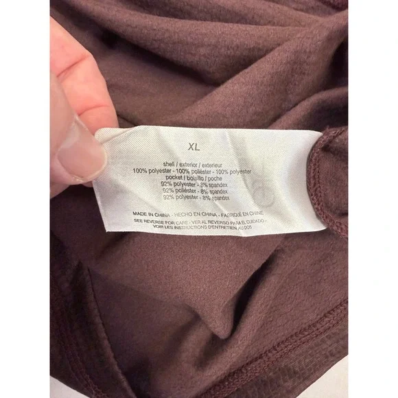 2 GH Bass & Co Men's XL 1/4 Zip Pullover‎ Sweatshirts Heathered Burgundy & Gray - Picture 8 of 15